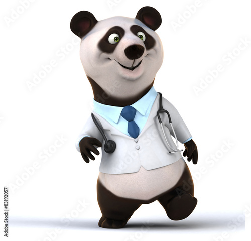 Fototapeta Naklejka Na Ścianę i Meble -  Fun panda