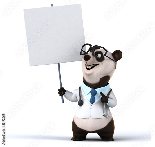 Fototapeta Naklejka Na Ścianę i Meble -  Fun panda
