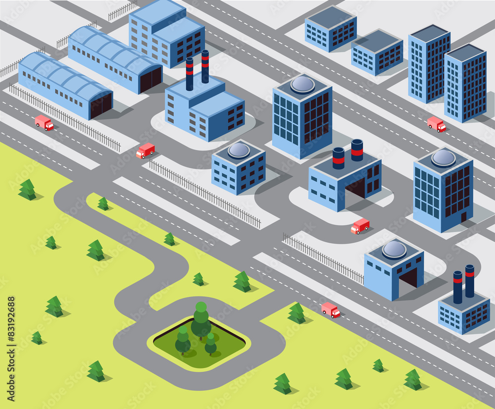 Obraz premium Factories