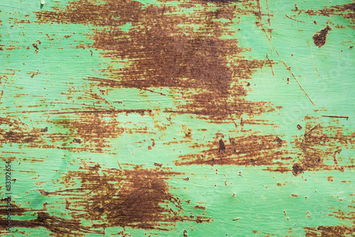 aged green metal surface