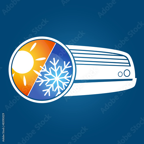 Air conditioning silhouette