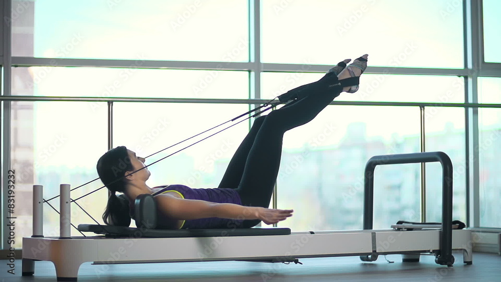 Sliding Gym Equipment Stock Video Adobe Stock