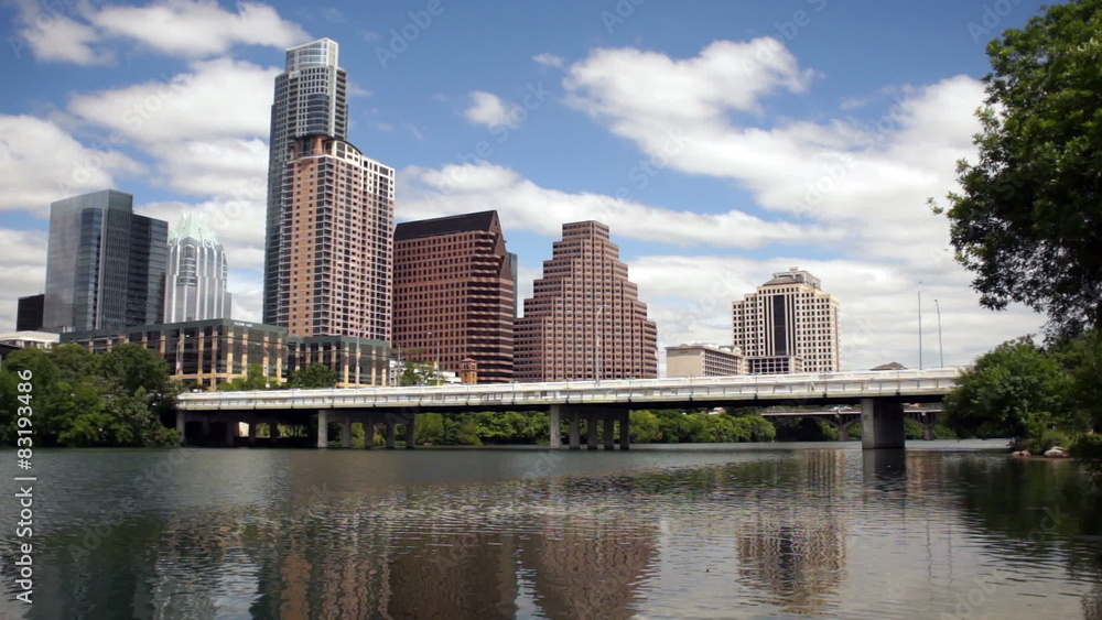 New Construction Office Towers Austin Texas Colorado River New Construction Office Towers Austin Texas Colorado River