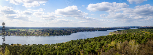 Photography Panorama of lake near Berlin