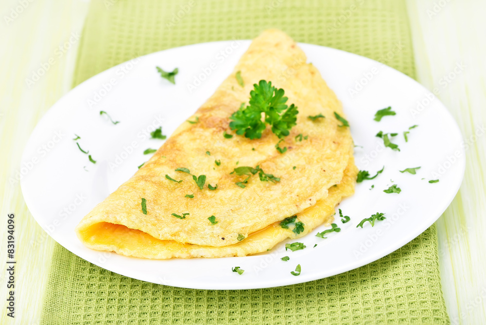 Omelette with herbs