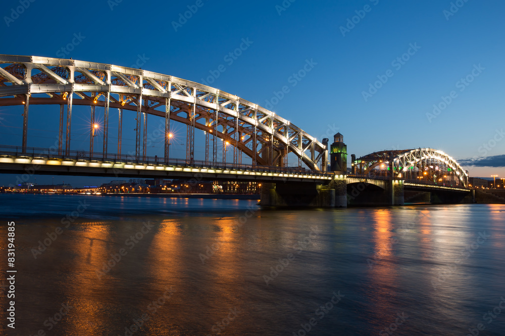 Obraz premium Peter the Great Bridge