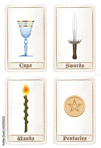 Tarot Pentacles Swords Wands Cups
