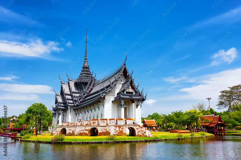 Naklejka premium Sanphet Prasat Palace, Ancient City, Bangkok, Thailand