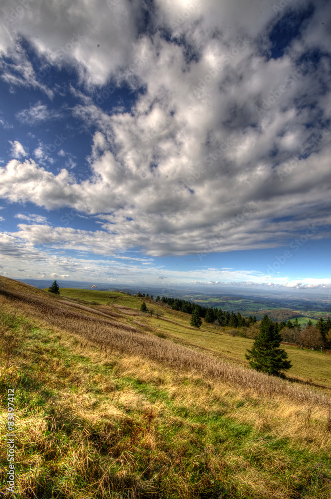 Obraz premium Blick in die Rhön