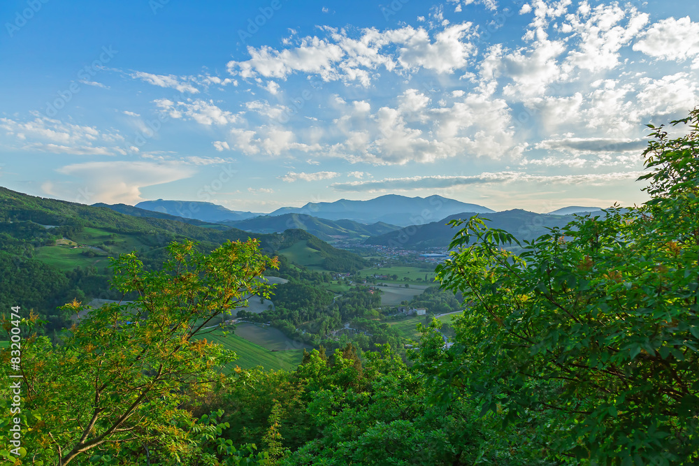 Fototapeta premium mountain and hills landscape