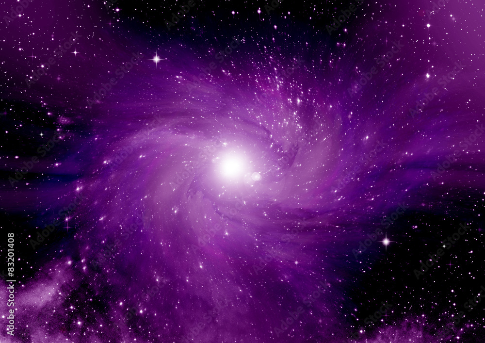 Fototapeta premium galaxy in a free space