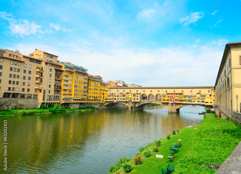 Arno river in Florence, Italy