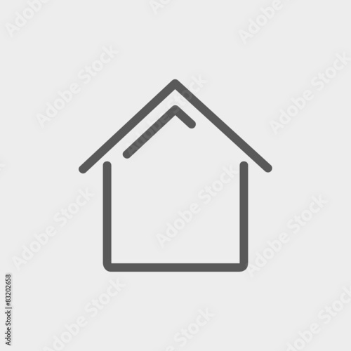 Interior thin line icon