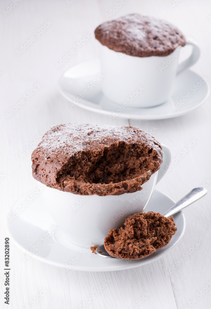 Quick chocolate cake in a mug Quick chocolate cake in a mug