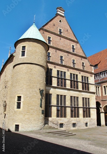 Historisches Rathaus Münster, Rückseite