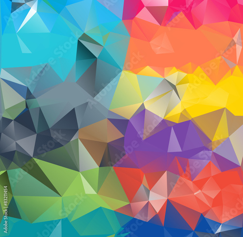 Abstract geometric background space