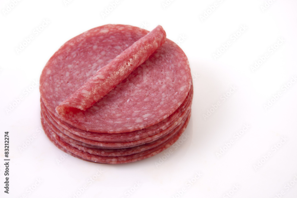 Sliced salami Sliced salami