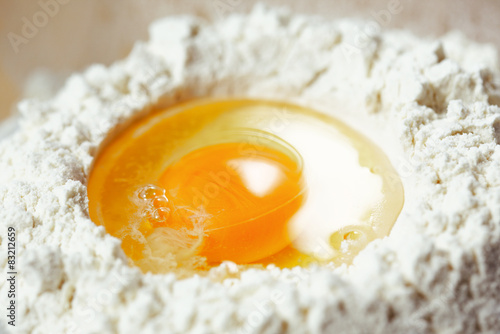 yolk closeup