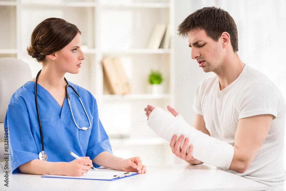 Fototapeta premium At doctor's