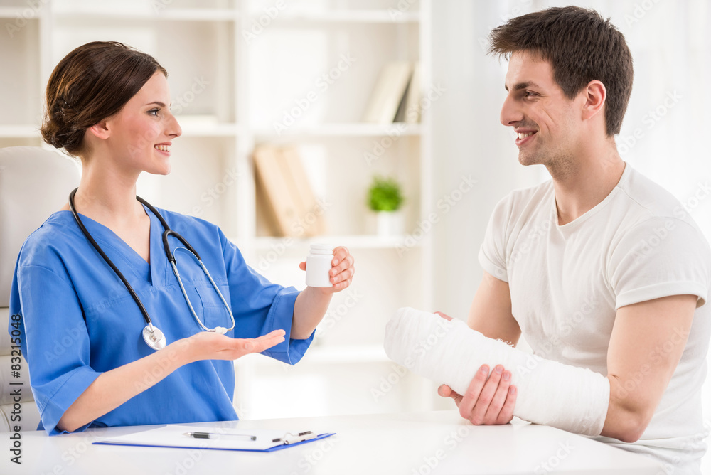 Fototapeta premium At doctor's