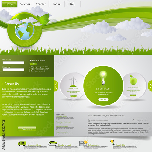 Eco Business Website Template