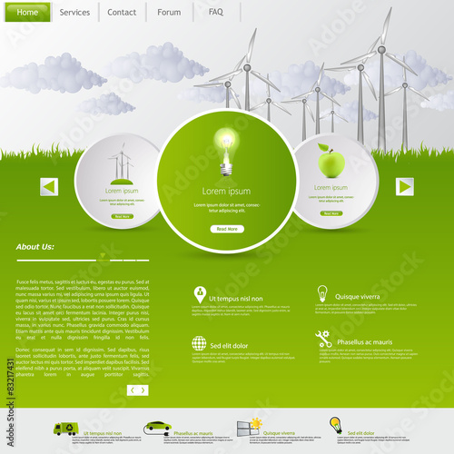 Eco Business Website Template