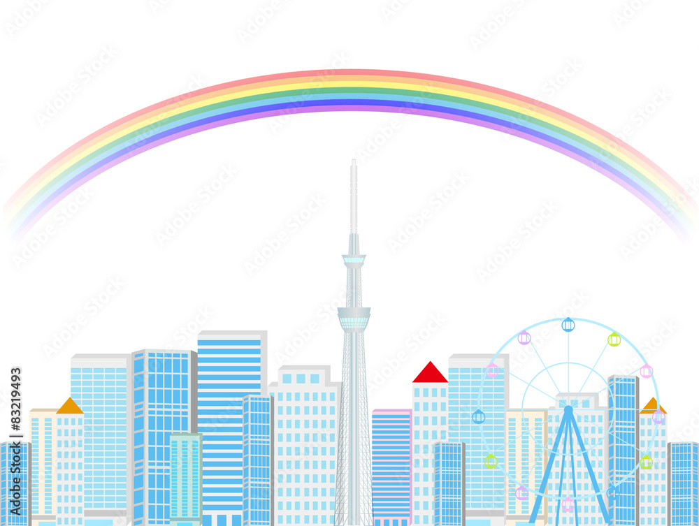 Fototapeta premium 建物 ビル 東京