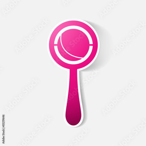 Wallpaper Mural Paper clipped sticker: rattle Torontodigital.ca