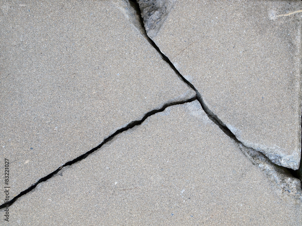 Obraz premium cracked floor texture