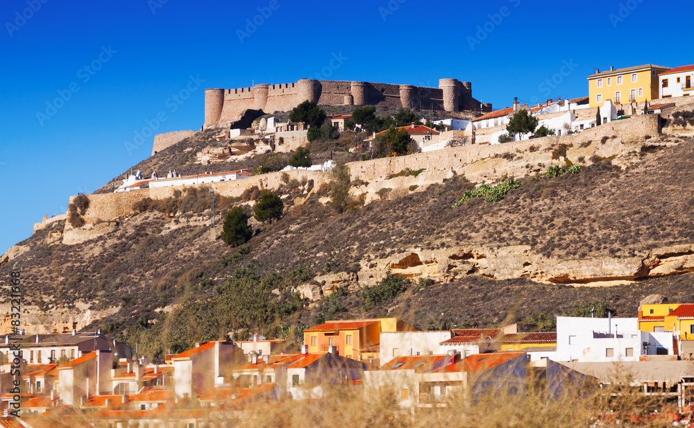 Fototapeta premium General view of castle of Chinchilla