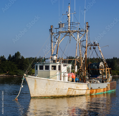 Old Maine Fishing Trawler