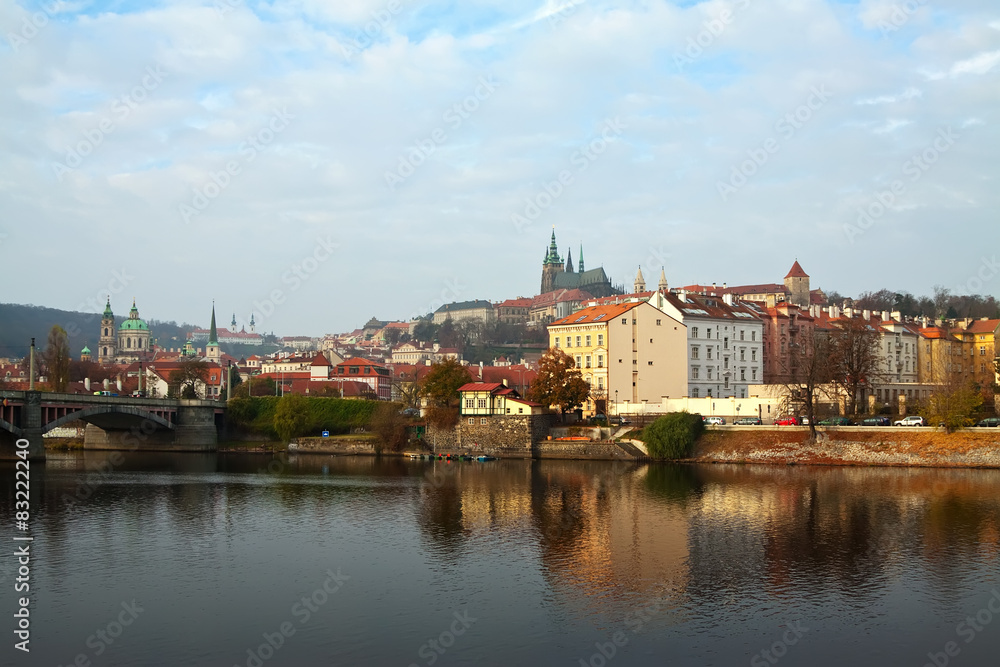  Prague from Vltava side, Czechia