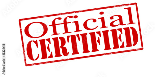 Official certified
