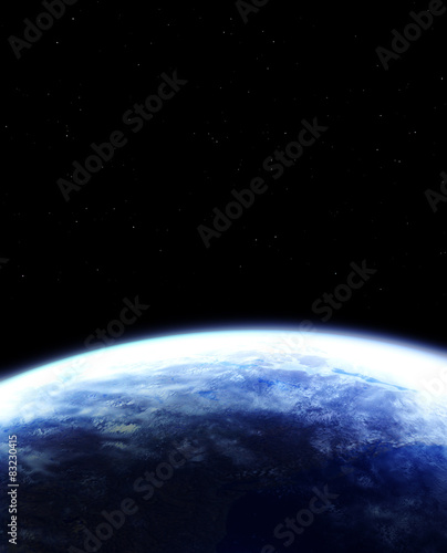 Fototapeta Naklejka Na Ścianę i Meble -  Kind of the Earth from space