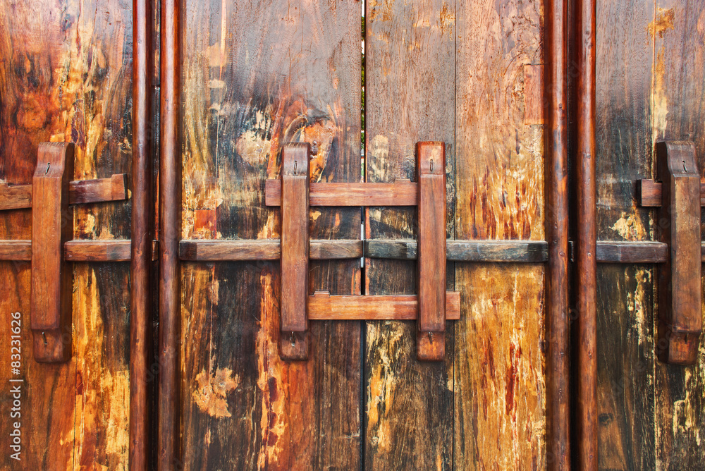 old wood gate texture