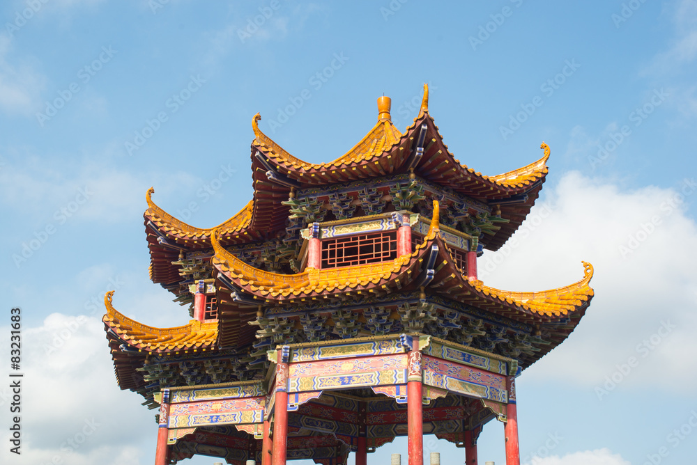 chinese style pavilion