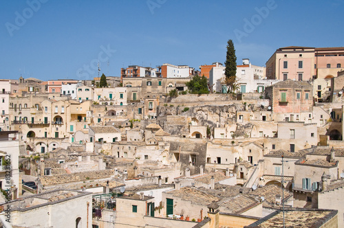 Panoramic view of Matera. Basilicata. Italy. 