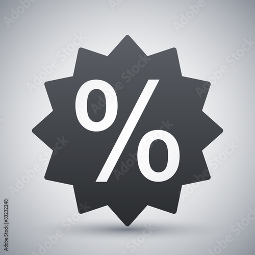 Vector percent sign