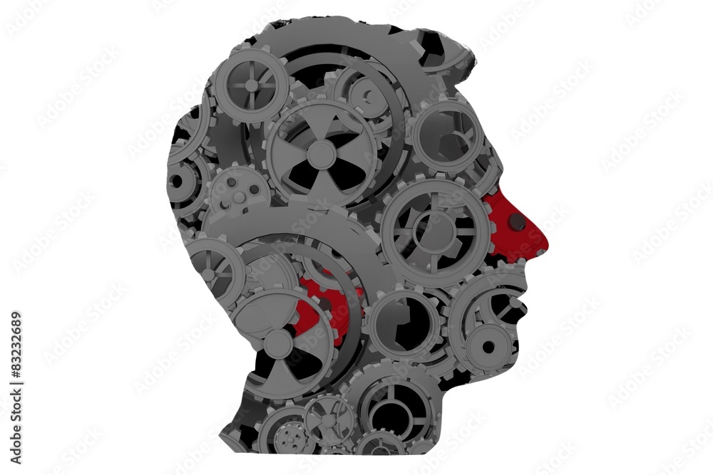 silhouette of head silhouette of head
