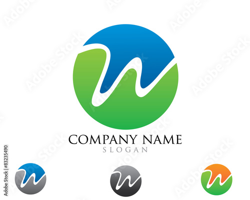 W : Letter Logo V:20