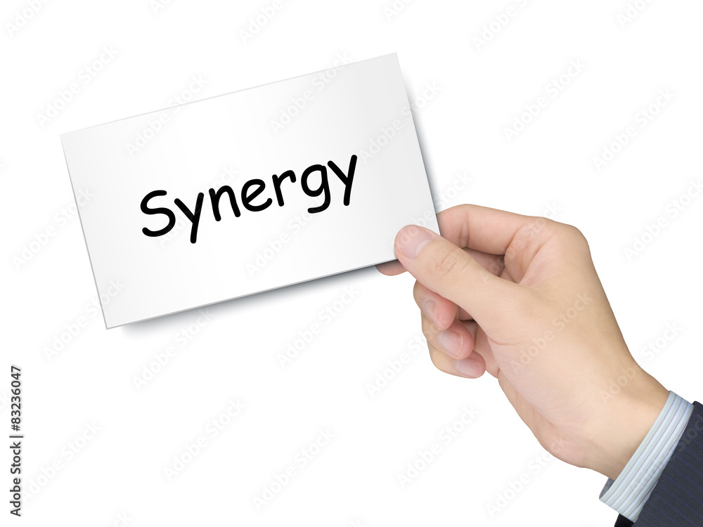 synergy card in hand synergy card in hand