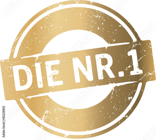 goldenes Siegel Die Nr. 1