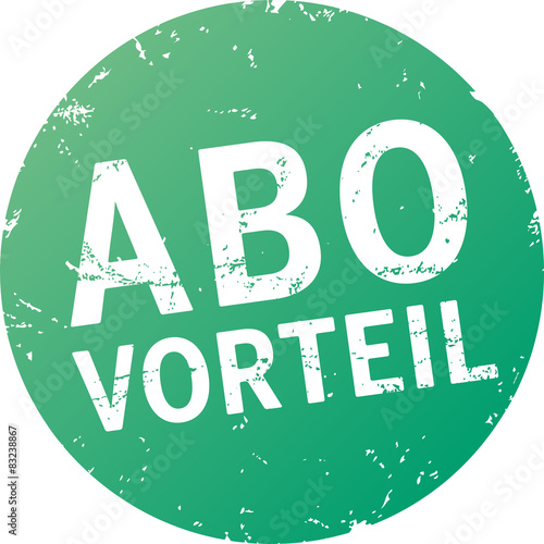 Button Abo-Vorteil grün