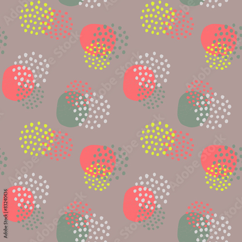 vector seamless pattern of geometric shapes
