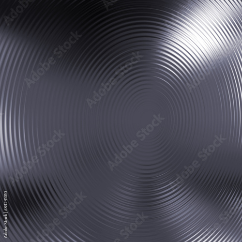 3D blue wave, mirror spiral