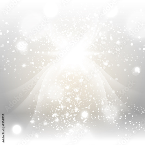 Silver Gold Sparks Winter Soft Pastel Bokeh Pale Abstract