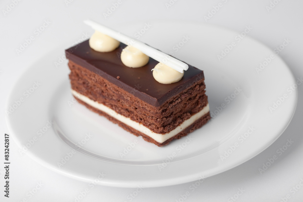 Piece of chocolate cake Piece of chocolate cake