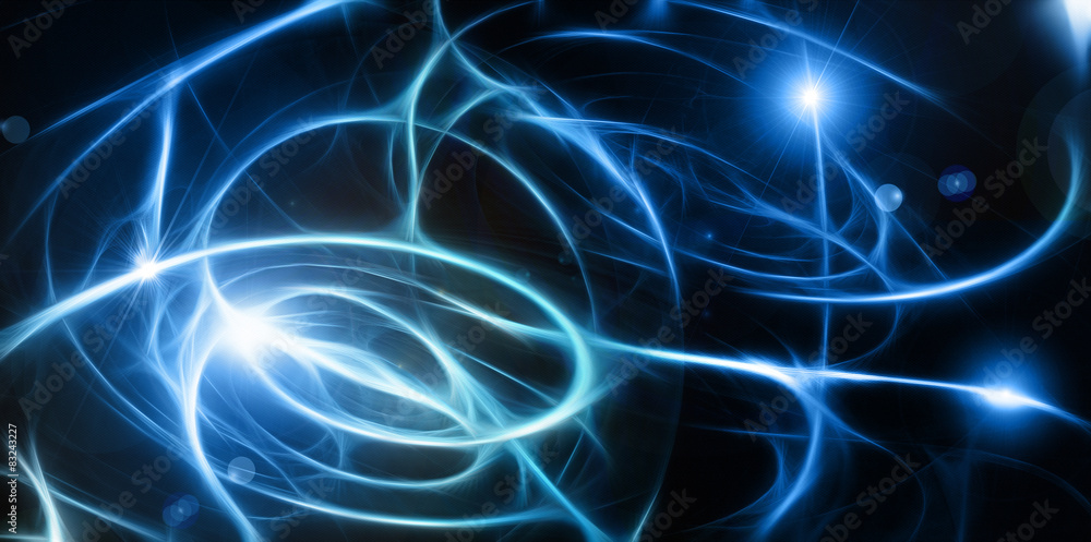 Obraz premium Energy background with neural connections