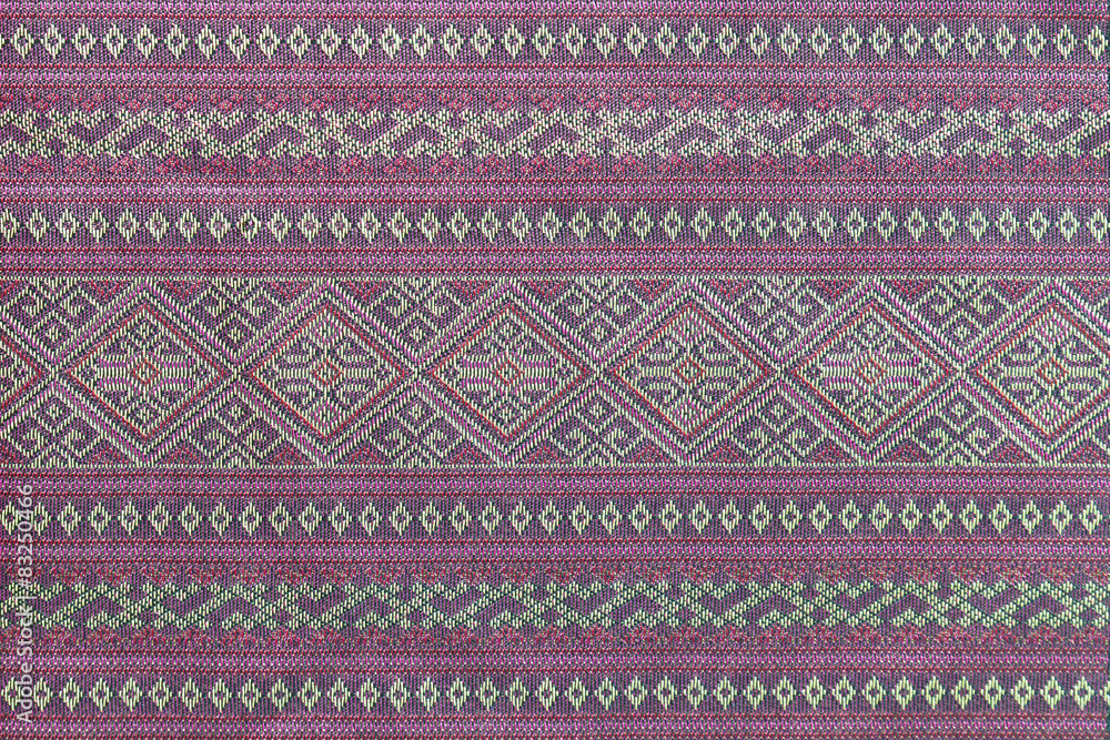 Colorful thai silk texture
