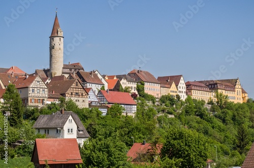 Bild auf Leinwand Kirchberg an der Jagst